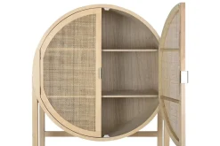 Aparador de Madera Natural con 2 Puertas MB-199016