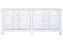 Aparador de Olmo Macizo Blanco 230 cm MB-226325