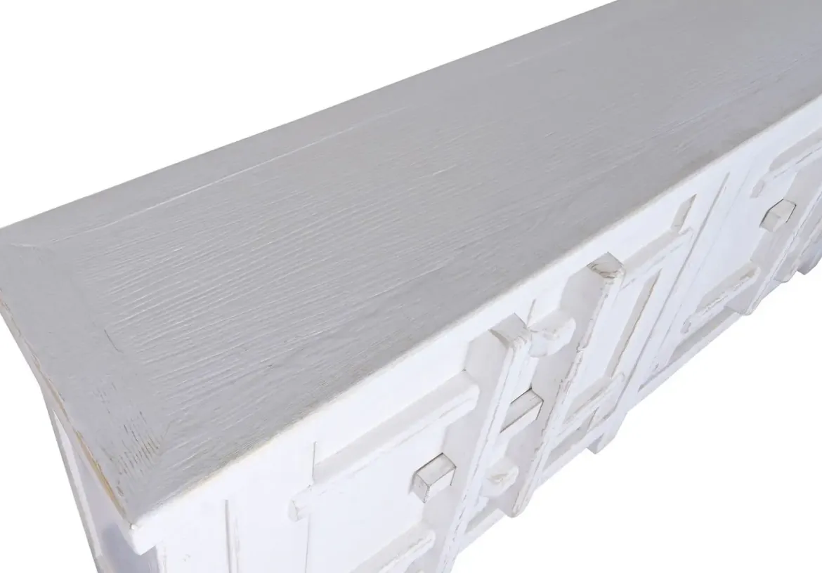 Aparador de Olmo Macizo Blanco 230 cm MB-226325