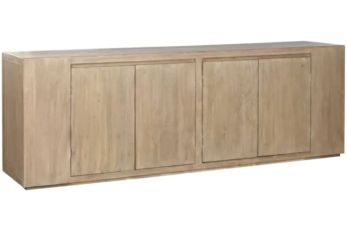 Aparador de Olmo Macizo 240x50x83 4 Puertas MB-219975