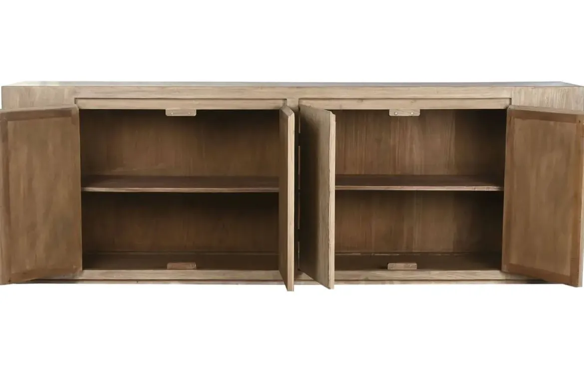 Aparador de Olmo Macizo 240x50x83 4 Puertas MB-219975
