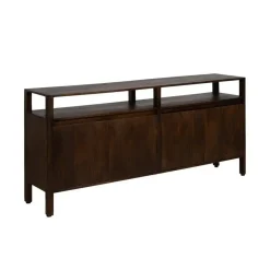 Aparador de4 puertas en Madera de Mango Oscura 612859