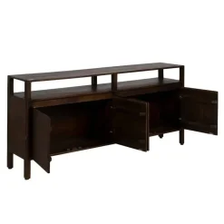 Aparador de4 puertas en Madera de Mango Oscura 612859