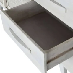 Aparador de 2 Puertas y 3 Cajones Color Blanco Roto MB-215068