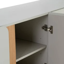 Aparador de Salón en DM Taupe con Patas de Roble 615547
