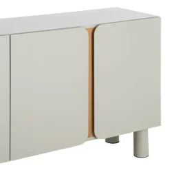 Aparador de Salón en DM Taupe con Patas de Roble 615547
