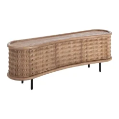 Aparador de Salón en Madera de Mango Natural con Hierro 615639