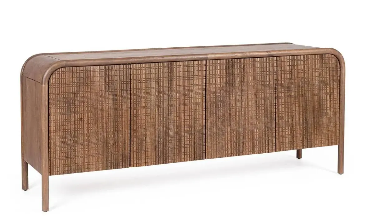 Aparador 4 Puertas Artesanal en Madera de Mango SANAT 0747339