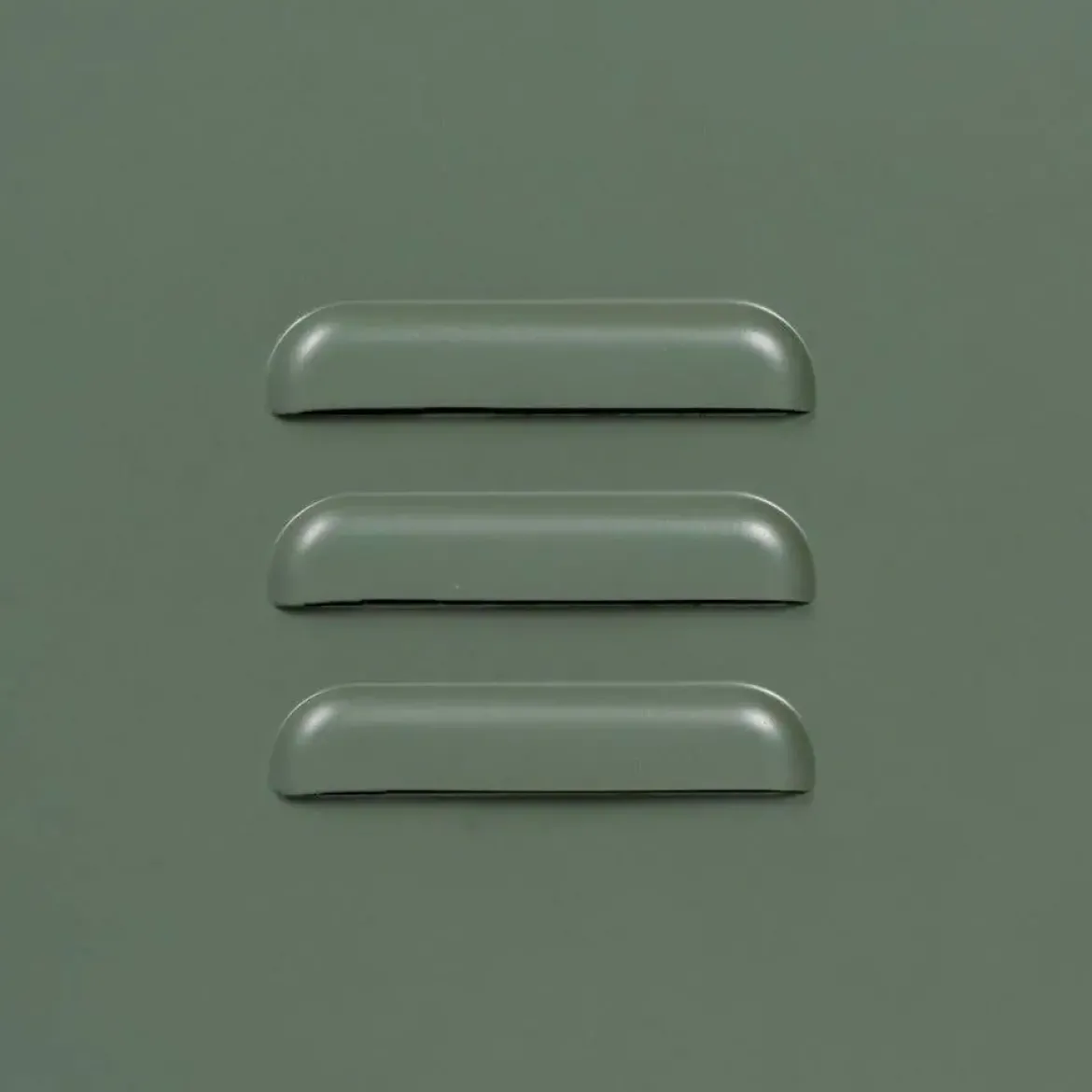 Aparador Verde Mental de Metal-Cristal 611362
