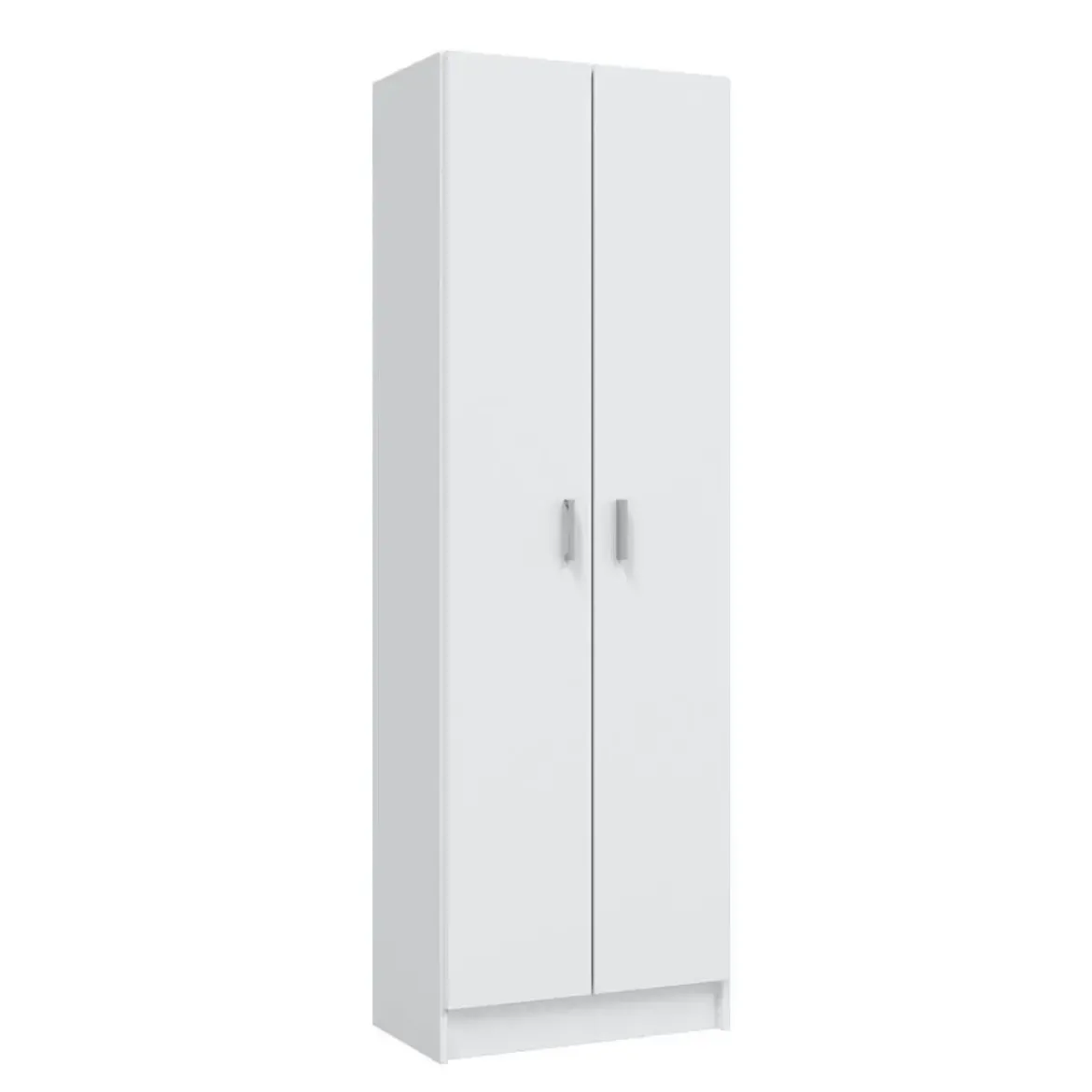 Armario auxiliar blanco de melamina con 2 puertas 007144O