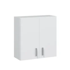 Armario auxiliar de colgar de 2 puertas acabado en blanco 005148O
