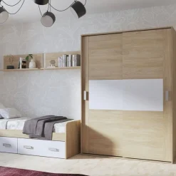 Armario con 2 Puertas Correderas 150 cm DONALD