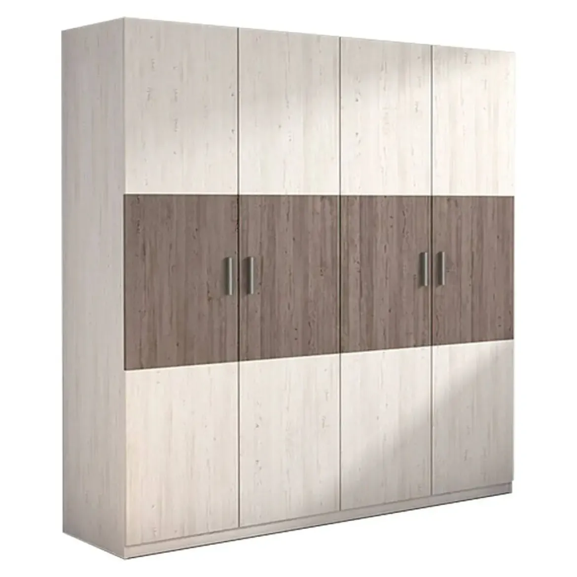 Armario cuatro puertas batientes MONIKA andersen pino gris