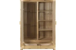 Armario de Bambú y Ratán Natural 2 Puertas MB-221750