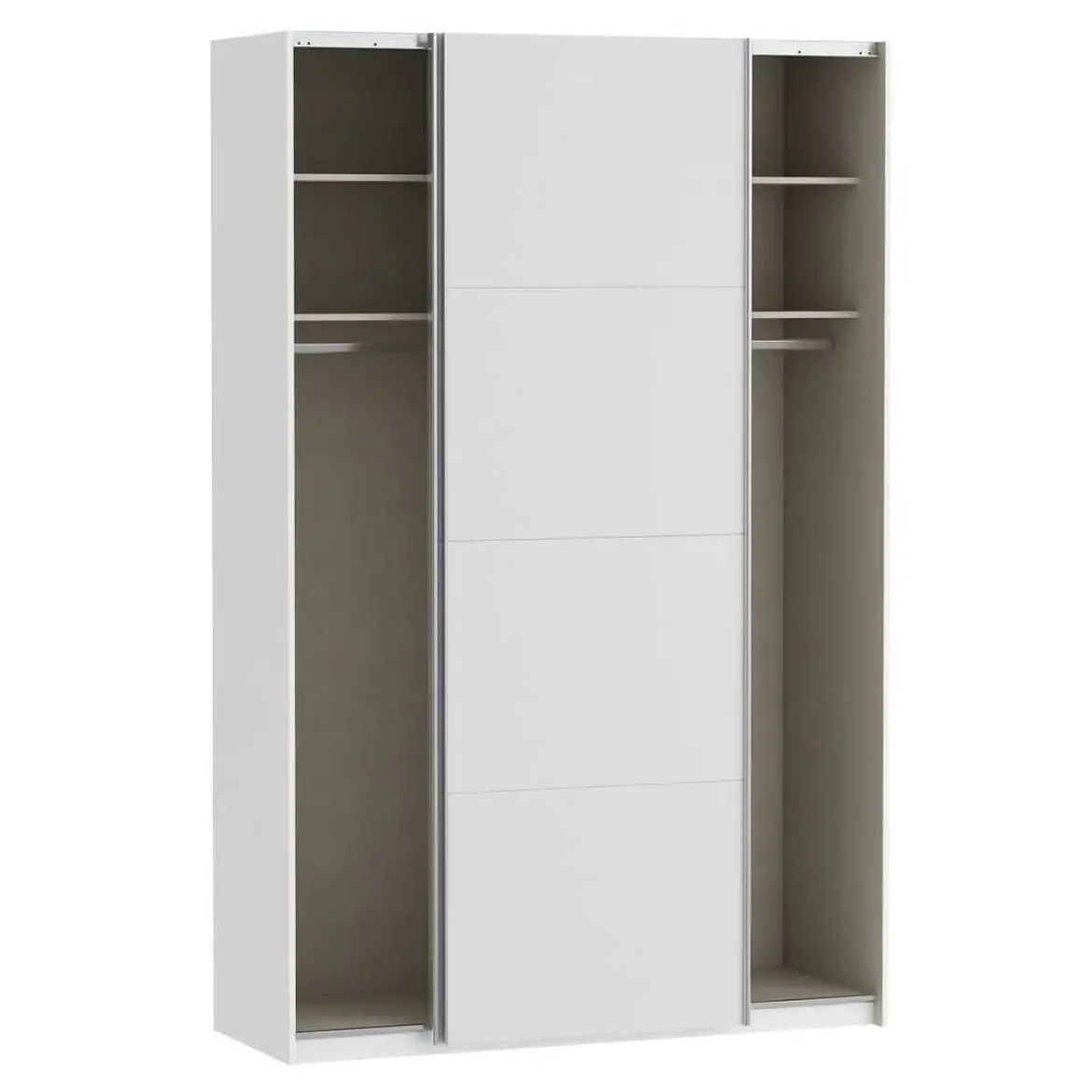 Armario de Dormitorio Blanco Mate 2 Puertas Correderas FTIS72461-120
