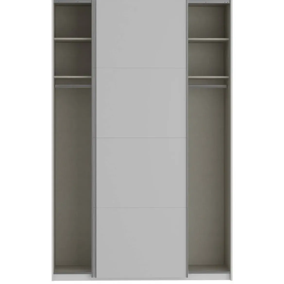 Armario de Dormitorio Blanco Mate 2 Puertas Correderas FTIS72461-120
