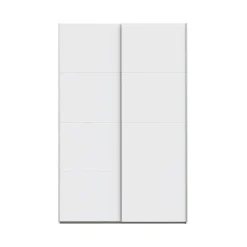 Armario de Dormitorio Blanco Mate 2 Puertas Correderas FTIS72461-120
