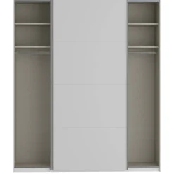 Armario de Dormitorio de 200 cm Blanco Mate 2 Puertas Correderas FTIS32461-120