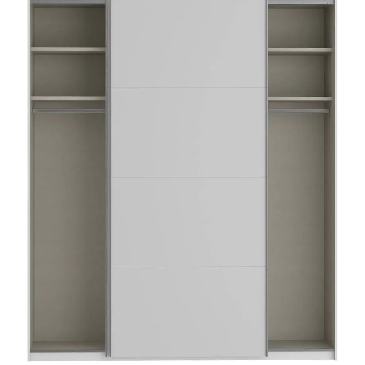 Armario de Dormitorio de 200 cm Blanco Mate 2 Puertas Correderas FTIS32461-120
