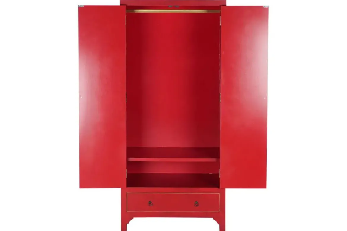 Armario de Madera Abeto Rojo con Cajón MB-205840