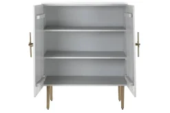 Armario de Madera de Mango Blanco 85 cm MB-192506