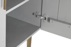Armario de Madera de Mango Blanco 85 cm MB-192506