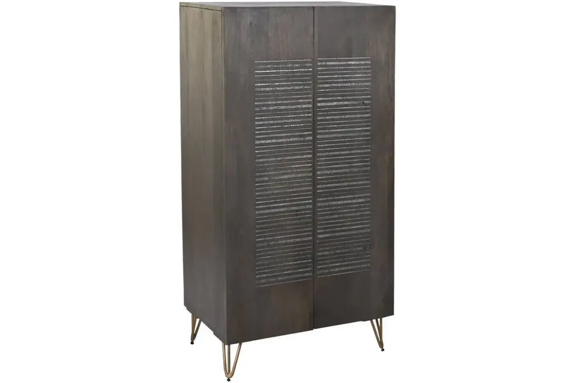 Armario de Madera de Mango 70 cm marrón MB-202259