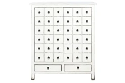 Armario de Madera de Olmo Lacado Blanco MB-202781