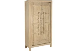 Armario de Madera de Olmo Natural 2 Puertas MB-213718