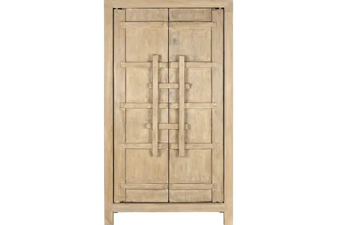 Armario de Madera de Olmo Natural 2 Puertas MB-213718