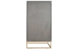 Armario de Madera Gris Oscuro 2 Puertas MB-205745