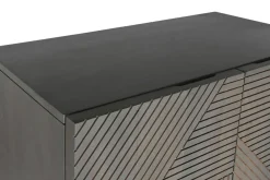 Armario de Madera Gris Oscuro 2 Puertas MB-205745