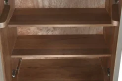 Armario de Madera Gris Oscuro 2 Puertas MB-205745