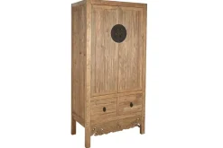Armario de Madera Natural con Cajones MB-210641