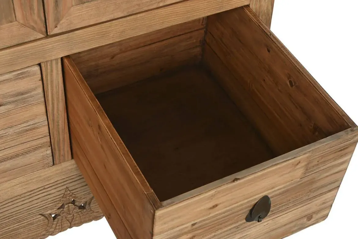 Armario de Madera Natural con Cajones MB-210641
