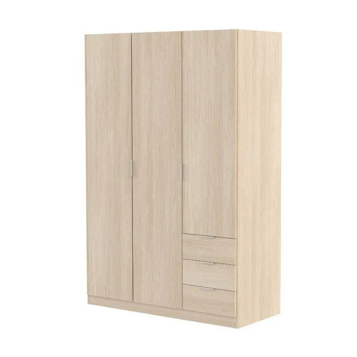 Armario de 3 Puertas con 3 Cajones LCX323R