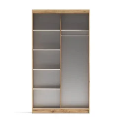 Armario de Puertas Correderas con Espejo 120 cm INOVA
