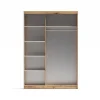 Armario de Puertas Correderas con Espejo 150 cm INOVA