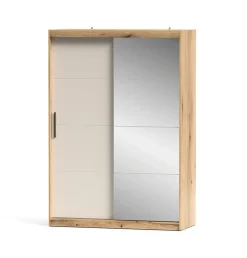 Armario de Puertas Correderas con Espejo 150 cm INOVA