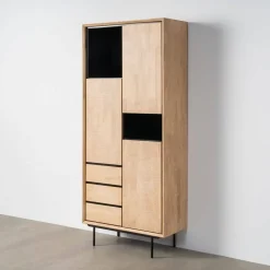Armario de Salón de Madera Natural 615683