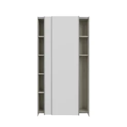 Armario Escobero de Melamina con Puertas Correderas HMNS62231-120