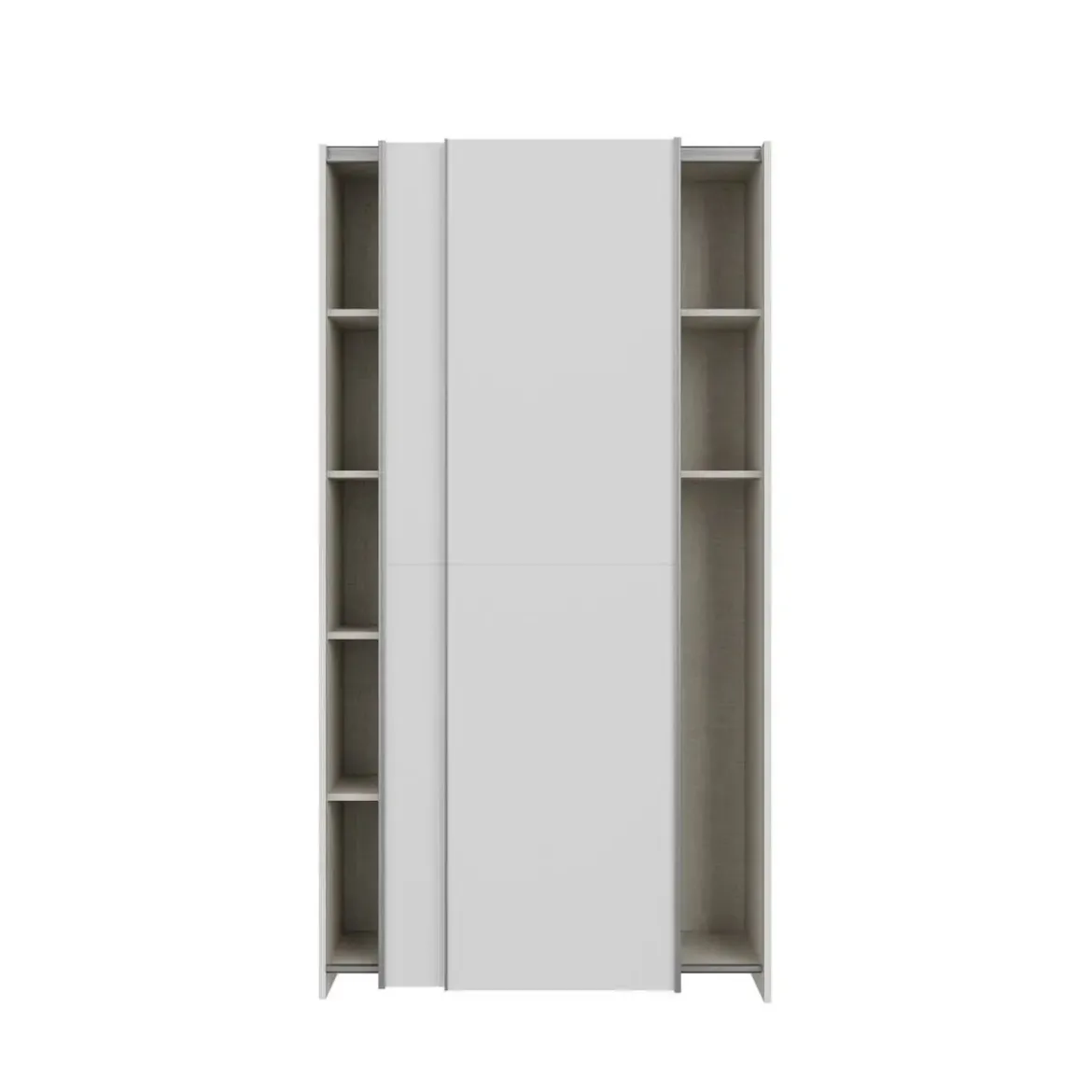 Armario Escobero de Melamina con Puertas Correderas HMNS62231-120