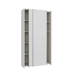 Armario Escobero de Melamina con Puertas Correderas HMNS62231-120