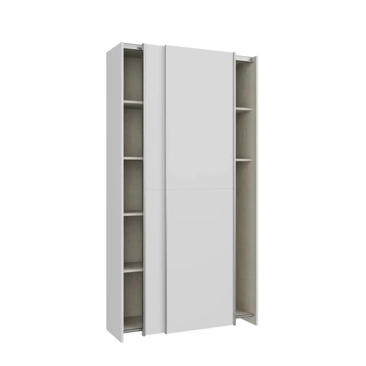 Armario Escobero de Melamina con Puertas Correderas HMNS62231-120