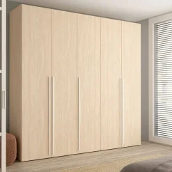 Armario JORDAN EVO Nº 63 de 5 puertas Alpin con tiradores metálicos