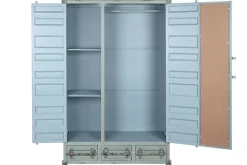 Armario Metálico 112 cm Azul Celeste Diseño Container MB-209238
