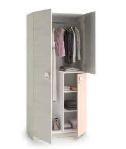 Armario NUBE de Color blanco AlpesGris y Rosa 0M7448Y