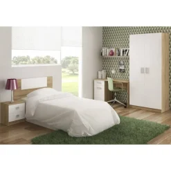 Armario 2 Puertas Batientes Cambrian/Blanco CHAMPION