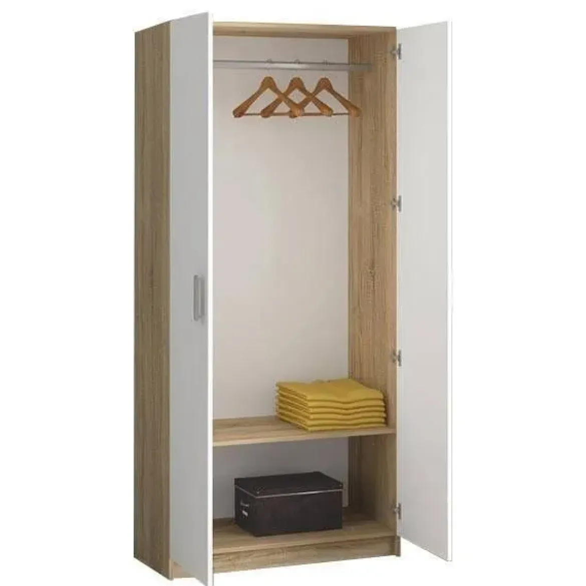 Armario 2 Puertas Batientes Cambrian/Blanco CHAMPION