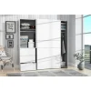 Armario 2 Puertas 3 Cajones en Blanco Mate con Cajonera Exterior W2QS323E71-120